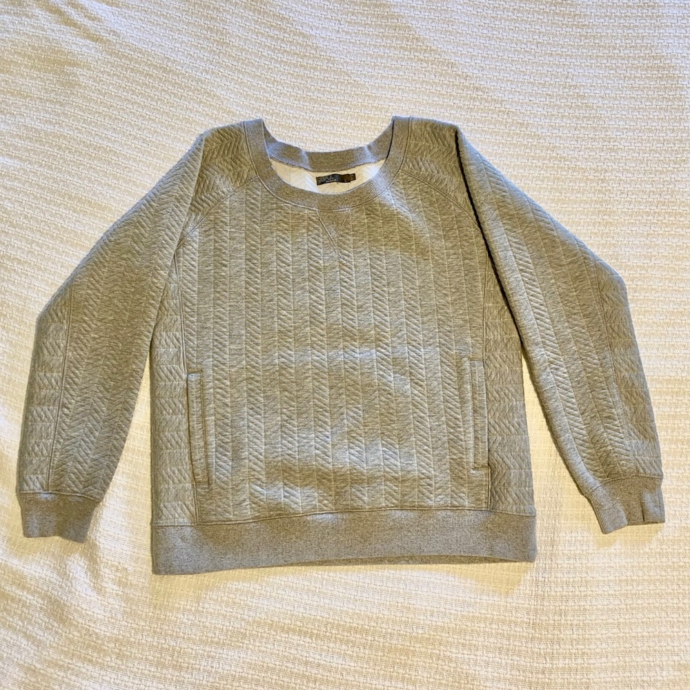 prAna quilted sweatshirt